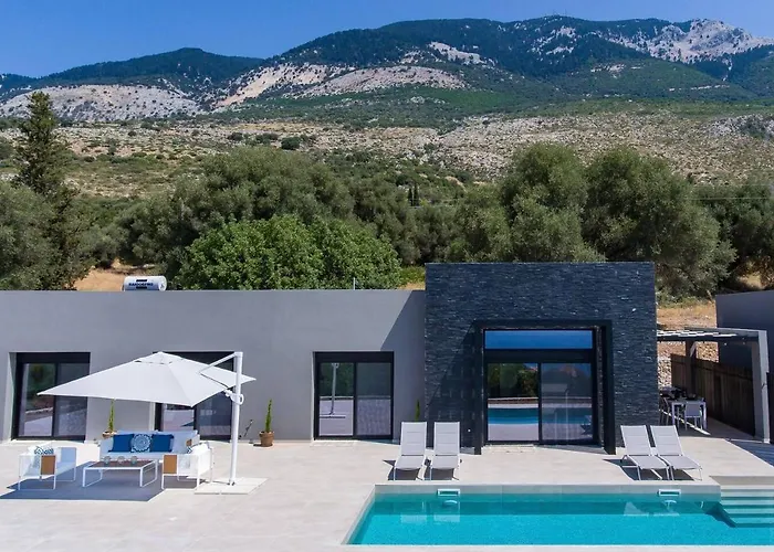 Vista Mare Lourdata Kefalonia Villa Lurdáta