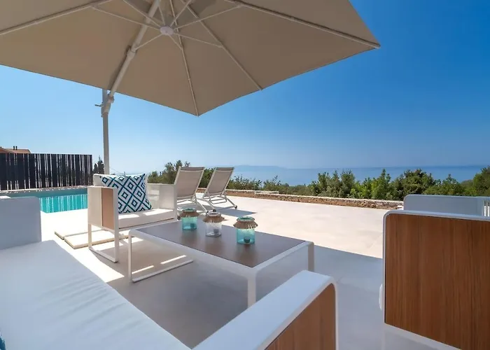 Vista Mare Lourdata Kefalonia Villa Lurdáta